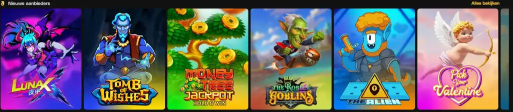 Overzicht van online slots met diverse thema’s